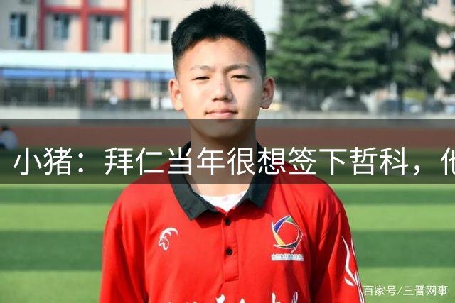 小猪：拜仁当年很想签下哲科，他是一个能够改变比赛的球员